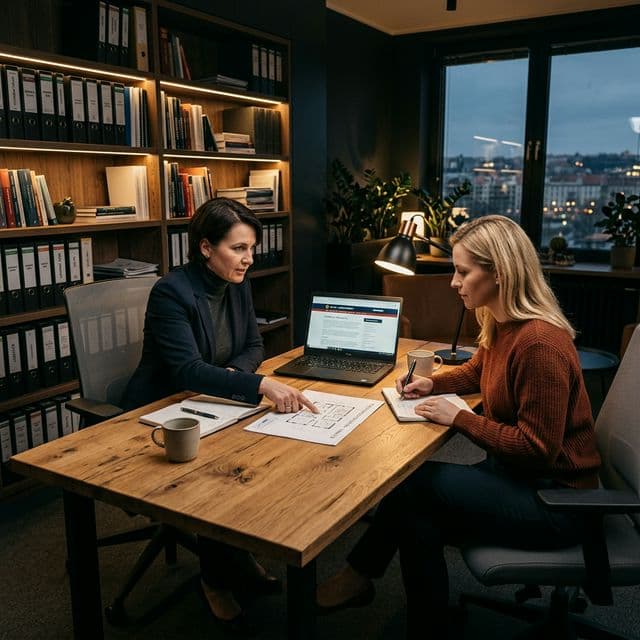 Konzultace požární ochrany v kanceláři