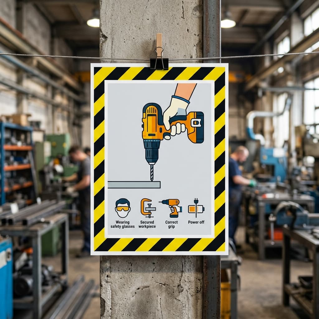 Bezpečnostní pokyny – AKU vrtačka