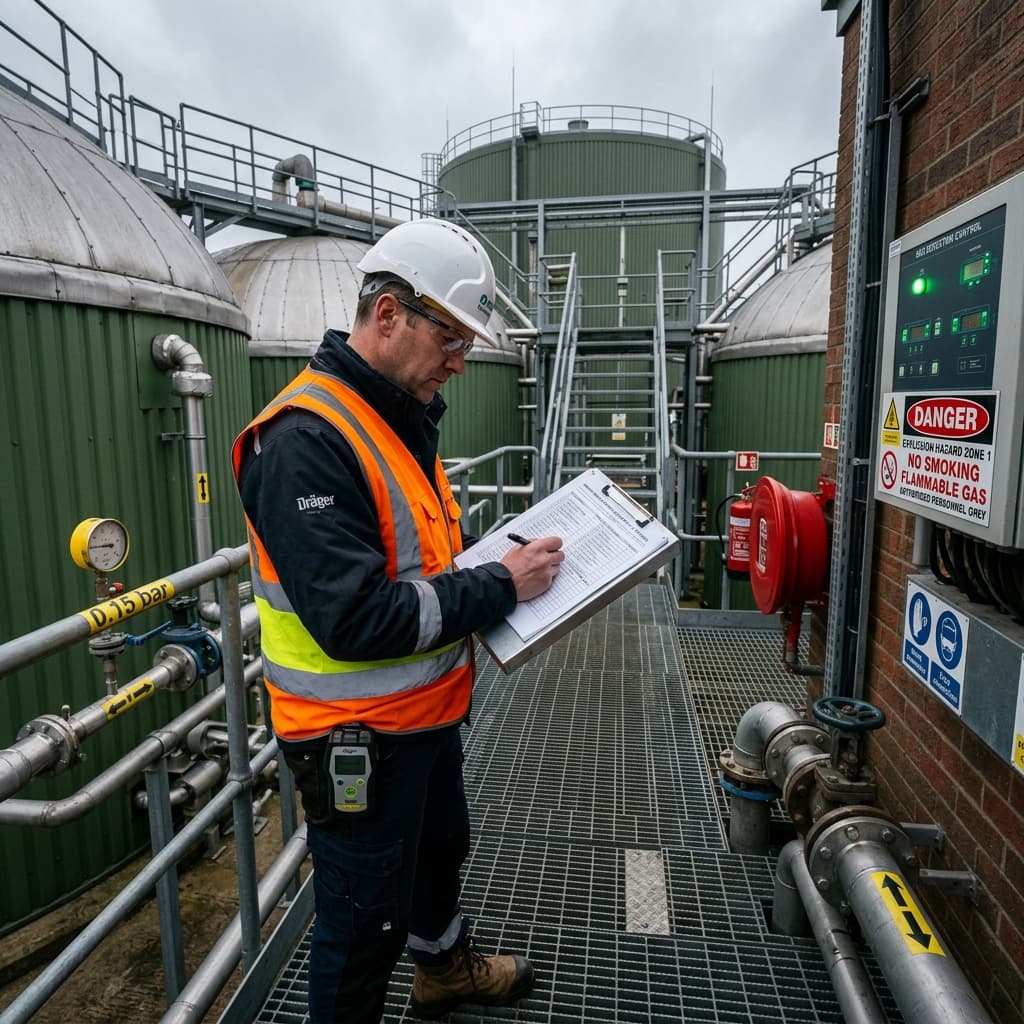 Checklist komplexní prověrky bioplynové stanice