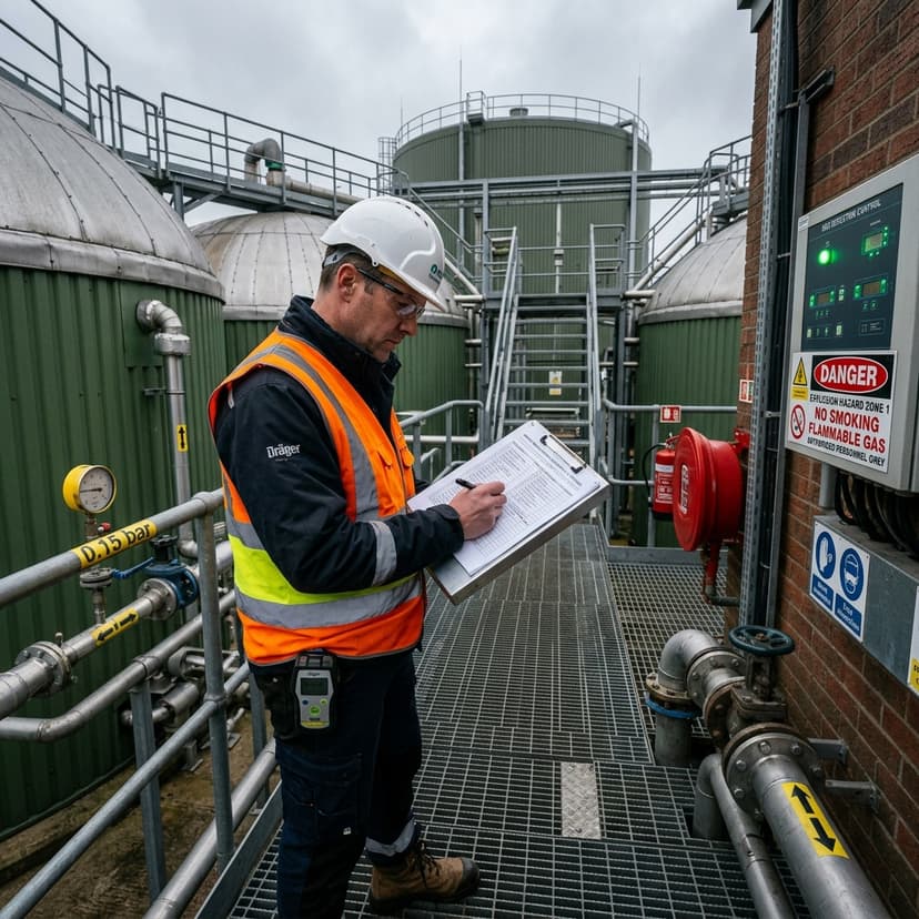 Checklist komplexní prověrky bioplynové stanice