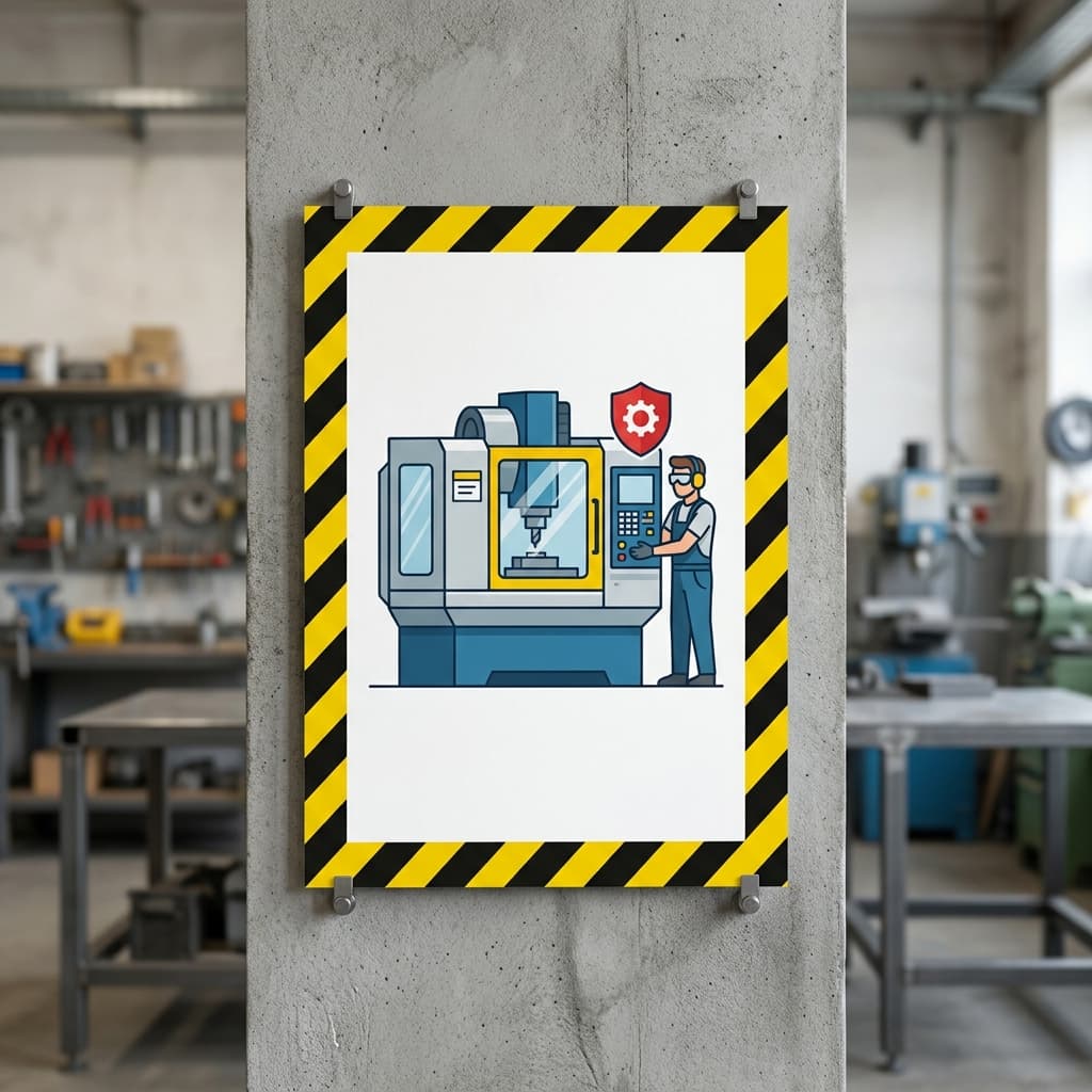 Bezpečnostní pokyny – CNC frézka