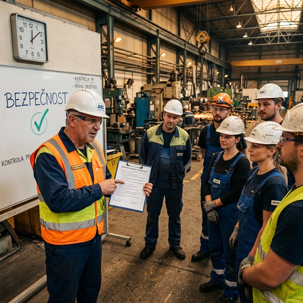 Desetiminutovky, Systém řízení BOZP