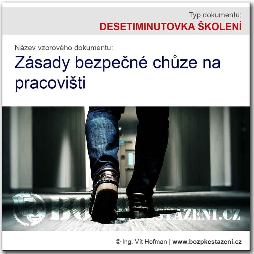 DESETIMINUTOVKA: Zásady bezpečného chování