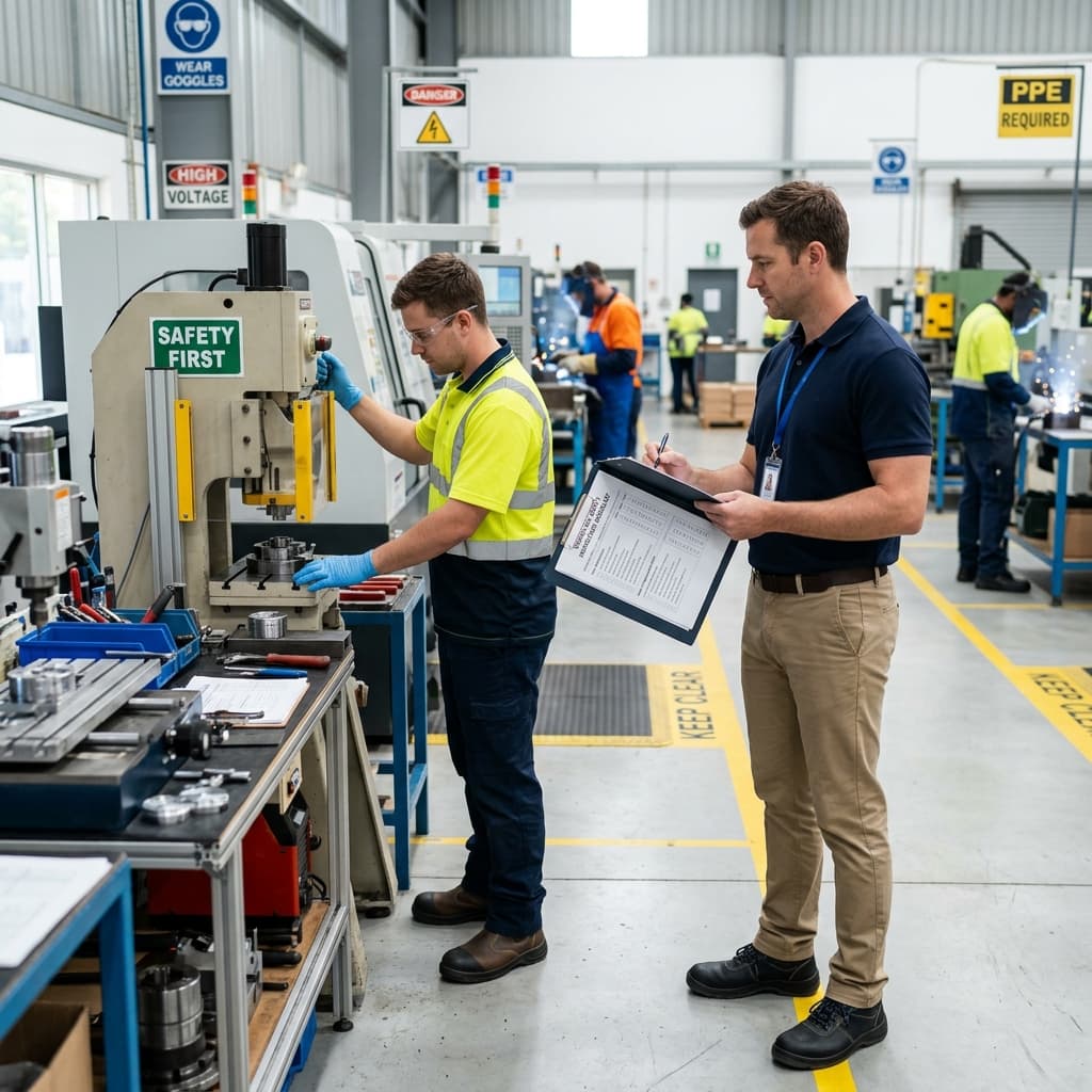 Doklad o kontrole dodržování BOZP zaměstnanci