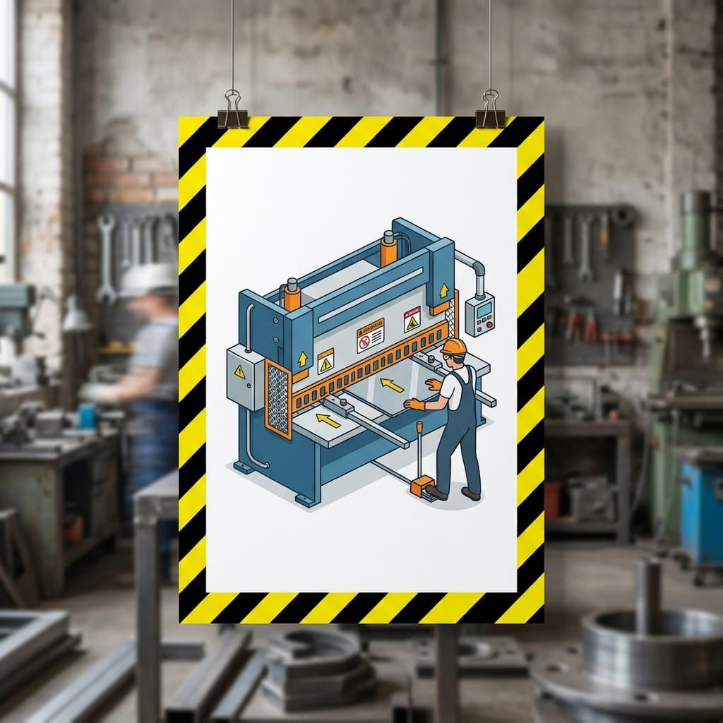 Bezpečnostní pokyny – Hydraulické tabulové nůžky