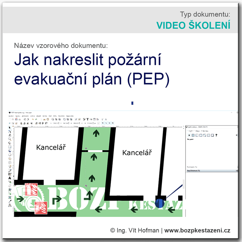 Jak nakreslit požární evakuační plán [Video školení]