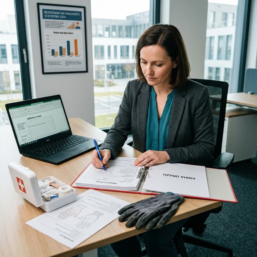 Vzor knihy úrazů ke stažení