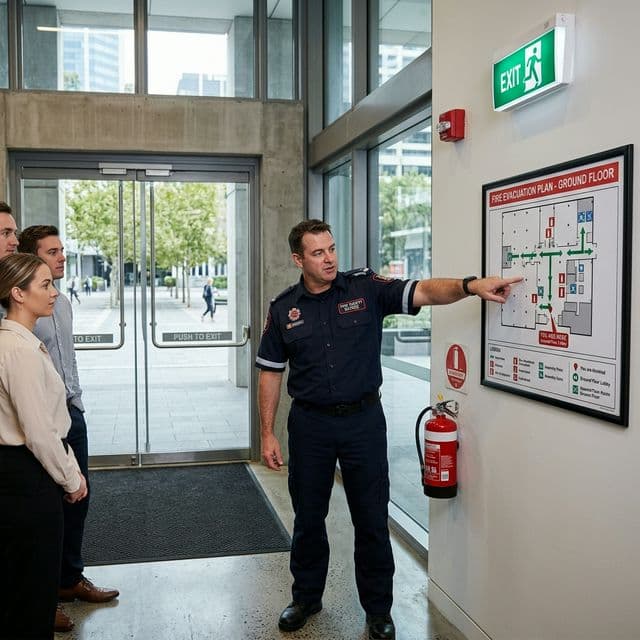 Vzor požárního evakuačního plánu