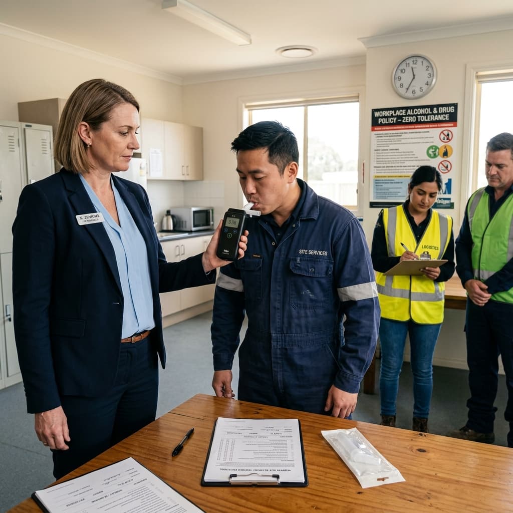 Protokol o dechové zkoušce zaměstnance na alkohol