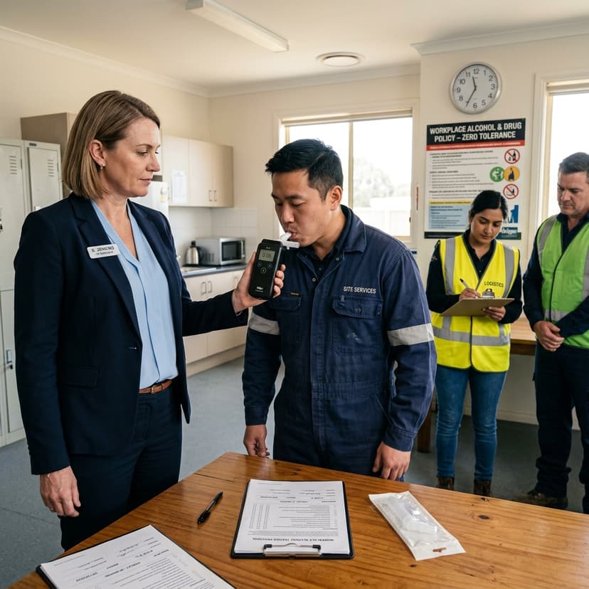 Protokol o dechové zkoušce zaměstnance na alkohol