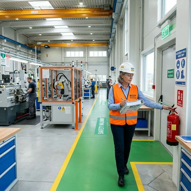 Vzor záznamu o roční prověrce BOZP