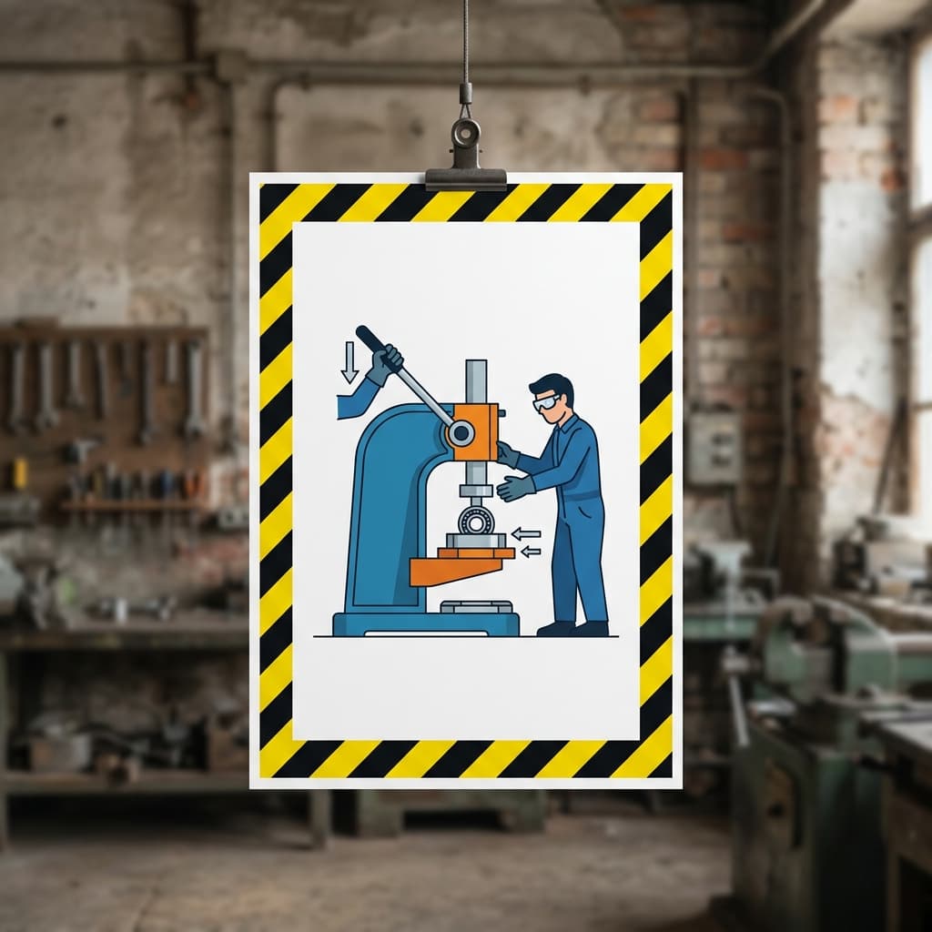 Bezpečnostní pokyny – Ruční lis