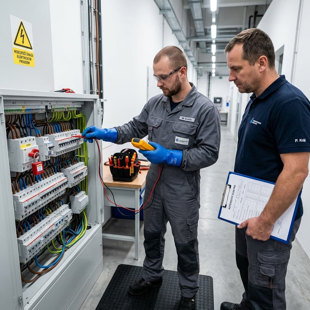 Vzor písemného pověření elektrikářů