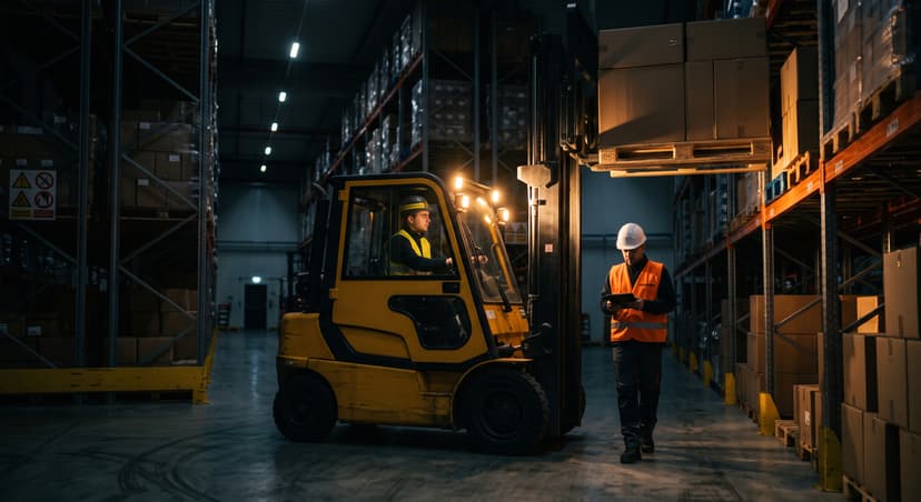Motorové vozíky: co inspekce kontroluje a co ukazují záznamy nehod