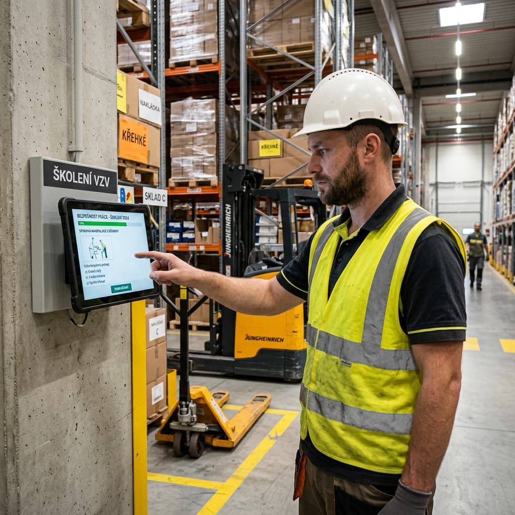 Přehled absolvovaných školení v systému pro e-learning s termíny platnosti