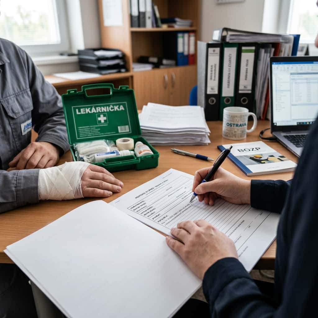 Pracovní úraz krok za krokem: kompletní průvodce pro zaměstnavatele