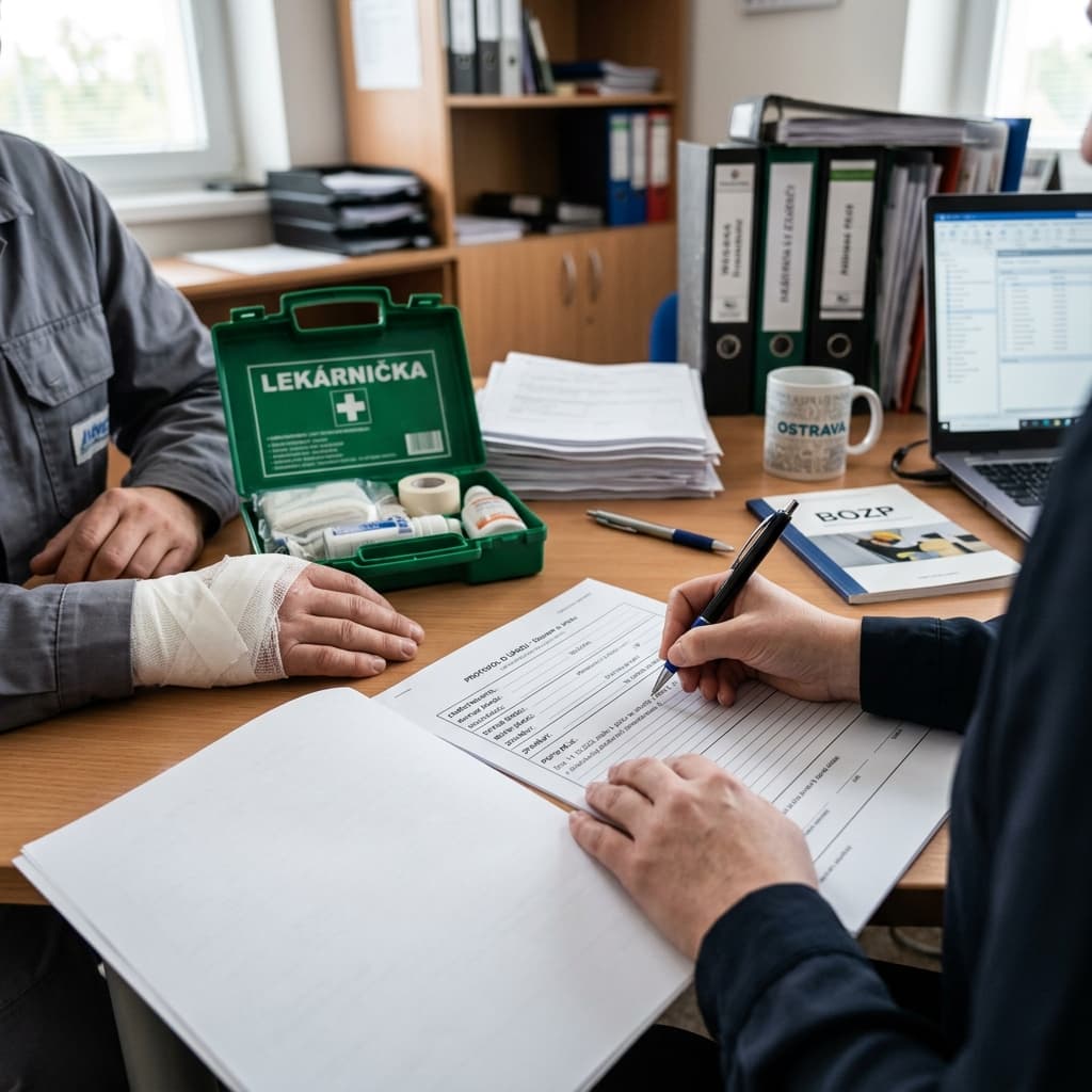 Pracovní úraz krok za krokem: kompletní průvodce pro zaměstnavatele