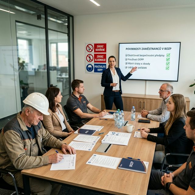 Vzor směrnice BOZP o povinnostech zaměstnanců